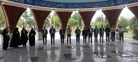 گزارش تصویری ادای احترام