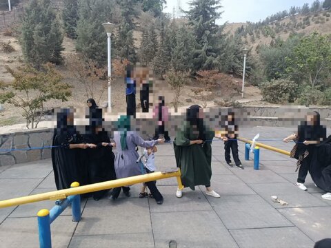 اردوی نشاط‌آور در منطقه حصار کرج برگزار شد