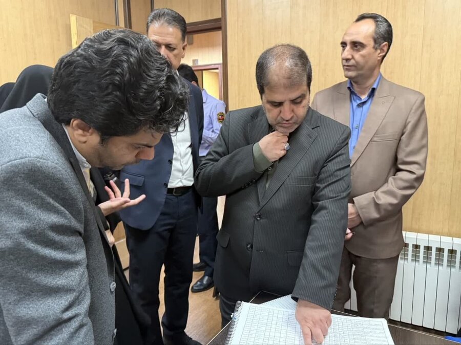 بازدید معاون سیاسی امنیتی استان ازمراکز بهزیستی