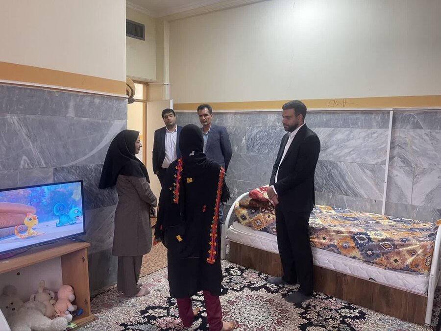  بازدید معاون دادستان شهرستان جیرفت از اورژانس اجتماعی 