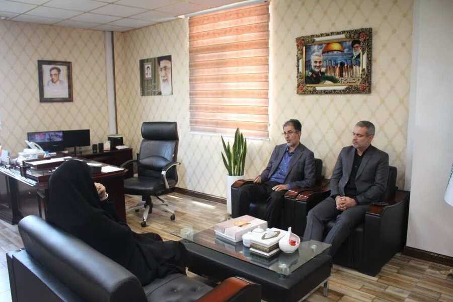 دیدار مدیرکل تعاون،کار و رفاه اجتماعی البرز با مدیرکل بهزیستی البرز