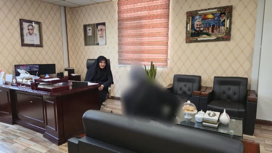 دیدار چهره‌ به‌ چهره مدیرکل بهزیستی البرز با جامعه هدف محترم