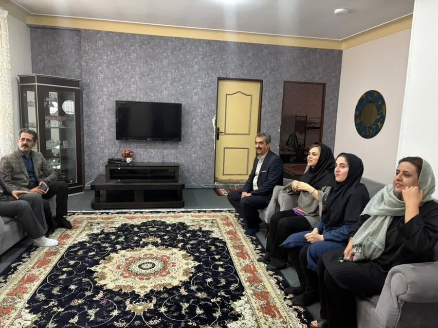 بازدید مسئولان بهزیستی کردستان از مرکز نگهداری کودکان بی‌سرپرست سقز
