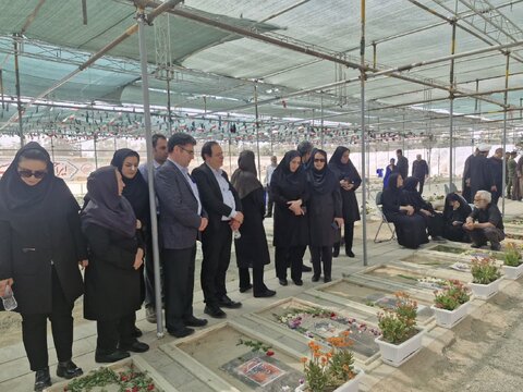 گرامیداشت یاد و خاطره شهدا به مناسبت هفته بهزیستی