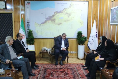 حضور معاون توانبخشی سازمان بهزیستی کشور
