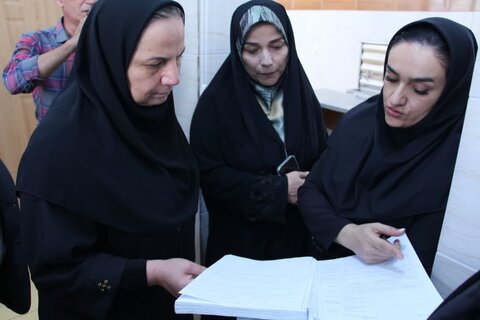 حضور معاون توانبخشی