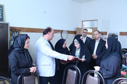 حضور معاون توانبخشی
