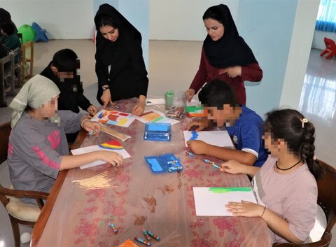 برنامه گروهی هنری اسکراچ‌بُرد در مرکز جامع نیلوفر کهریزک برگزار شد