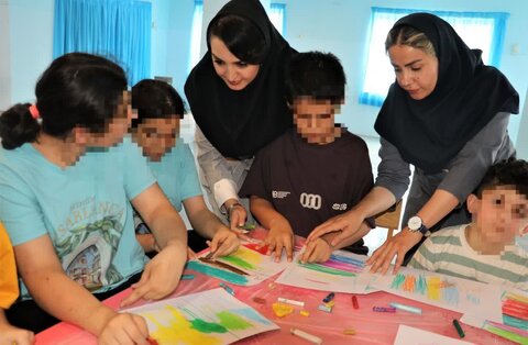 برنامه گروهی هنری اسکراچ‌بُرد در مرکز جامع نیلوفر کهریزک برگزار شد