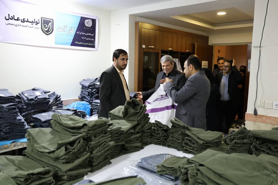 افتتاح ۴۰۴۷ طرح اشتغال‌زایی با حضور رئیس سازمان بهزیستی در کرمان