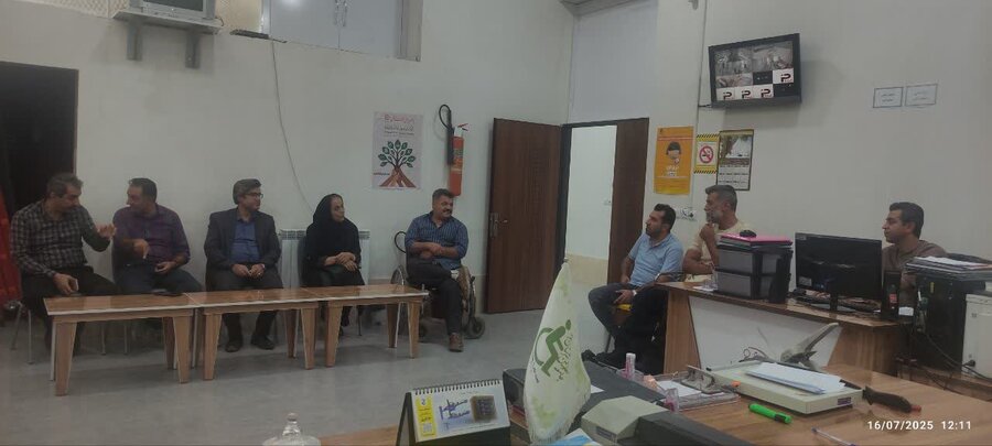 مسئولان بهزیستی سقز از جامعه معلولین شهرستان بازدید کردند