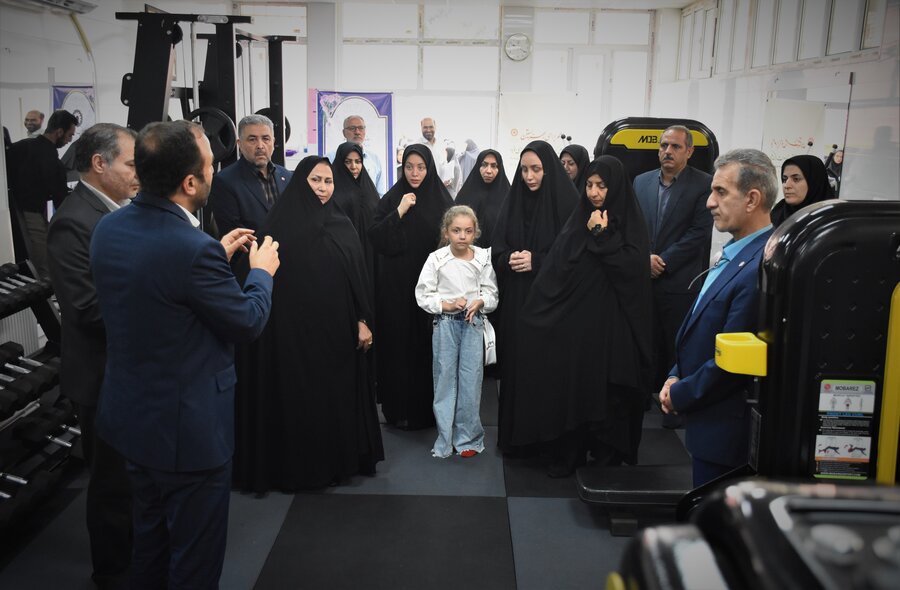 افتتاح باشگاه شهید فرامرز حضرتی در بهزیستی استان کرمانشاه