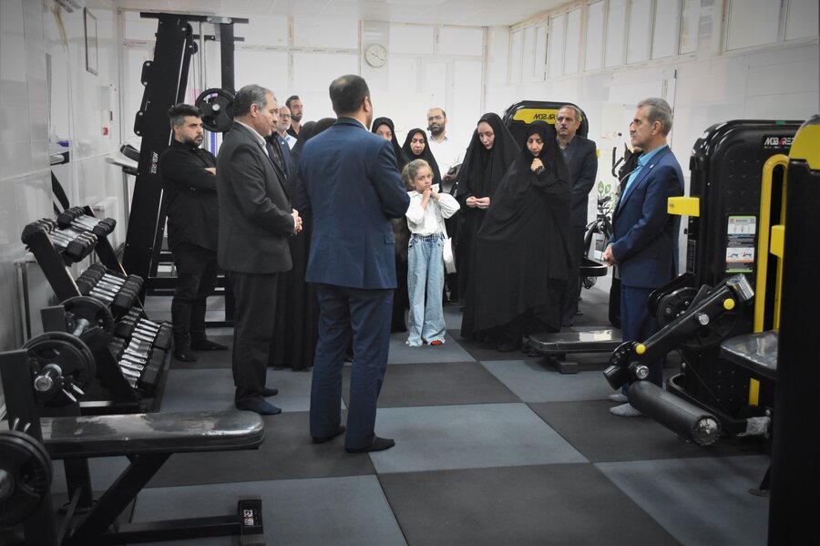 افتتاح باشگاه شهید فرامرز حضرتی در بهزیستی استان کرمانشاه