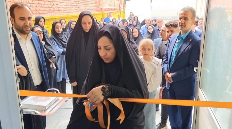 افتتاح باشگاه شهید فرامرز حضرتی در بهزیستی استان کرمانشاه