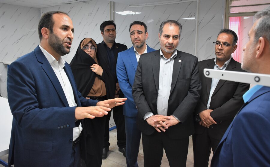 بازدید معاون سلامت اجتماعی بهزیستی کشور از مرکز اورژانس اجتماعی کرمانشاه