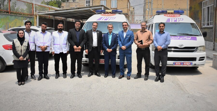 بازدید معاون سلامت اجتماعی بهزیستی کشور از مرکز اورژانس اجتماعی کرمانشاه
