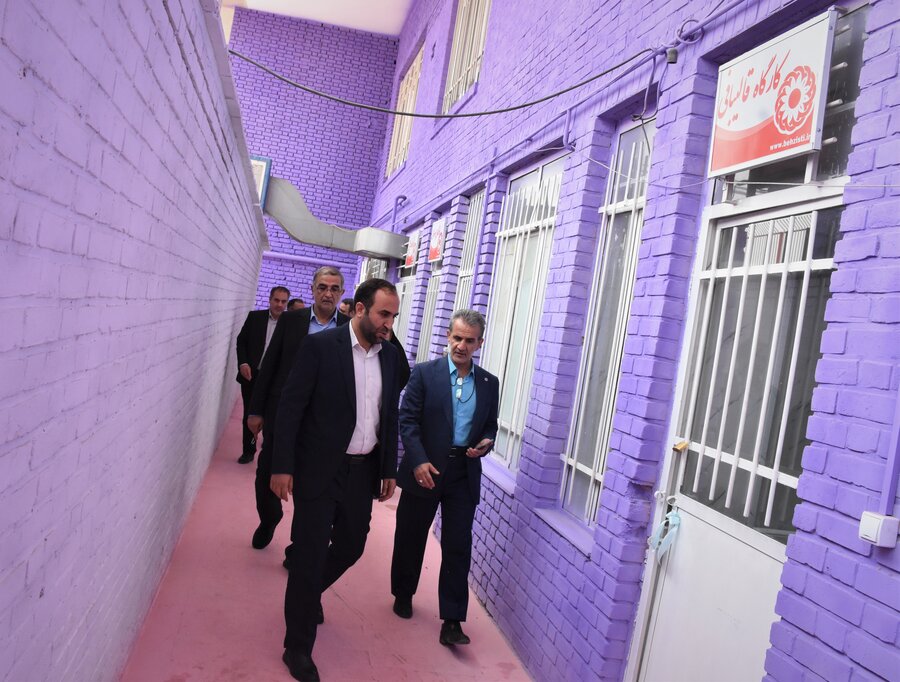 بازدید معاون سلامت اجتماعی بهزیستی کشور از مرکز اورژانس اجتماعی کرمانشاه
