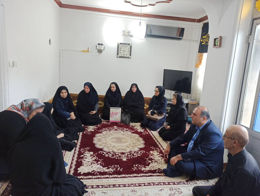 حضور مدیرکل دفتر امور بانوان و خانواده استانداری گیلان در منزل توانخواه لنگرودی و بازدید از مرکز توانبخشی آدنیس