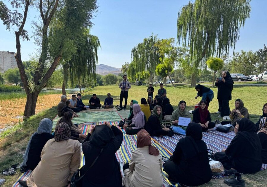 اردوی توان خواهان دارای معلولیت شنوایی و بینایی به مناسبت هفته بهزیستی در مهاباد