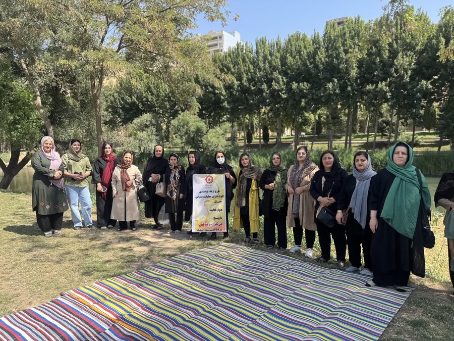 اردوی توان خواهان دارای معلولیت شنوایی و بینایی به مناسبت هفته بهزیستی در مهاباد