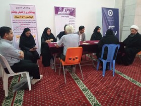 برپایی میز خدمت اداره کل بهزیستی استان هرمزگان