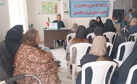 برگزاری کارگاه آگاه‌سازی پیشگیری از معلولیت‌های دوران سالمندی توسط بهزیستی شاهین‌دژ