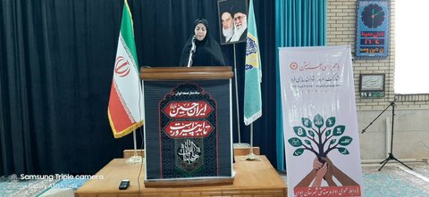 سخنرانی پیش از خطبه رئیس اداره بهزیستی ایوان