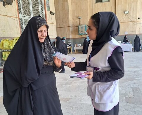 کرج | حضور میدانی اورژانس اجتماعی نجات در مصلی نماز جمعه