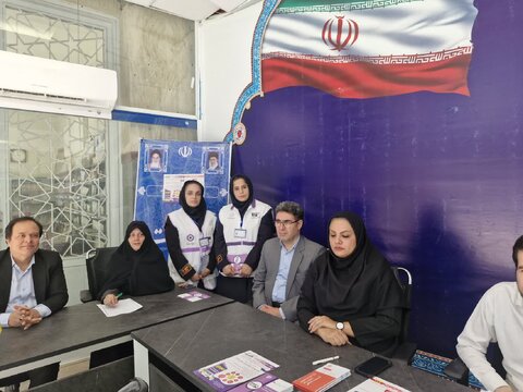 کرج | حضور میدانی اورژانس اجتماعی نجات در مصلی نماز جمعه