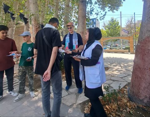 کرج | حضور میدانی اورژانس اجتماعی نجات در مصلی نماز جمعه