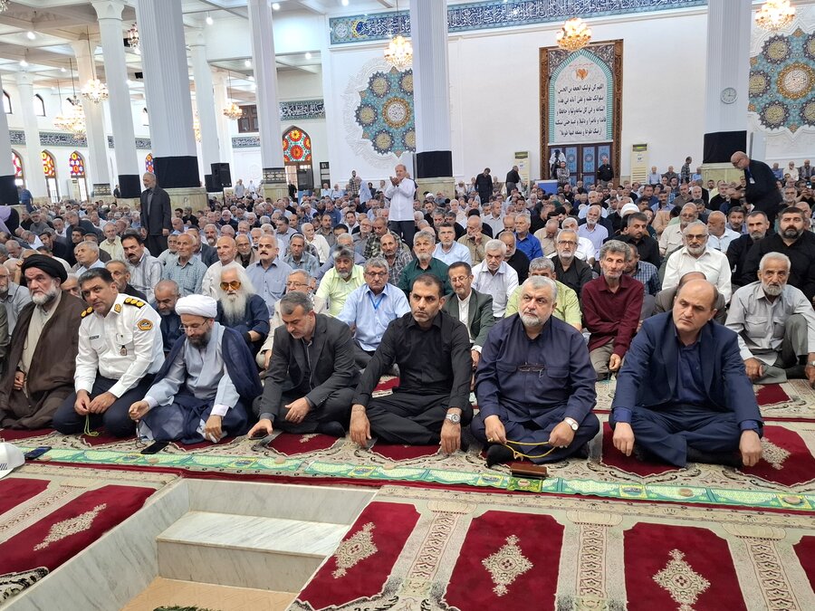 سخنرانی مدیرکل بهزیستی گیلان به مناسبت گرامیداشت هفته بهزیستی در خطبه های پیش از نماز جمعه / مصلی بزرگ امام خمینی رشت