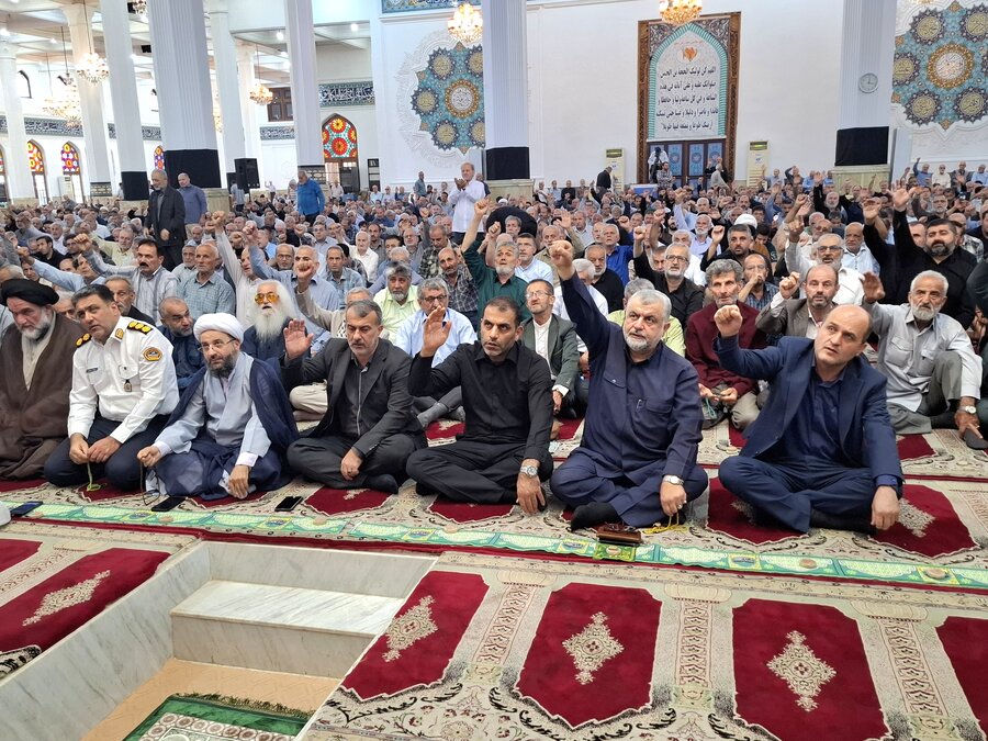سخنرانی مدیرکل بهزیستی گیلان به مناسبت گرامیداشت هفته بهزیستی در خطبه های پیش از نماز جمعه / مصلی بزرگ امام خمینی رشت