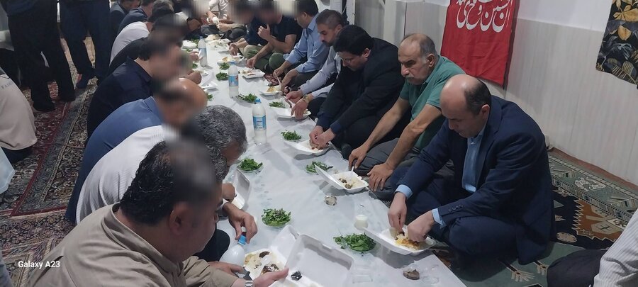 مراسم سوگواری کمپ لاهیجان