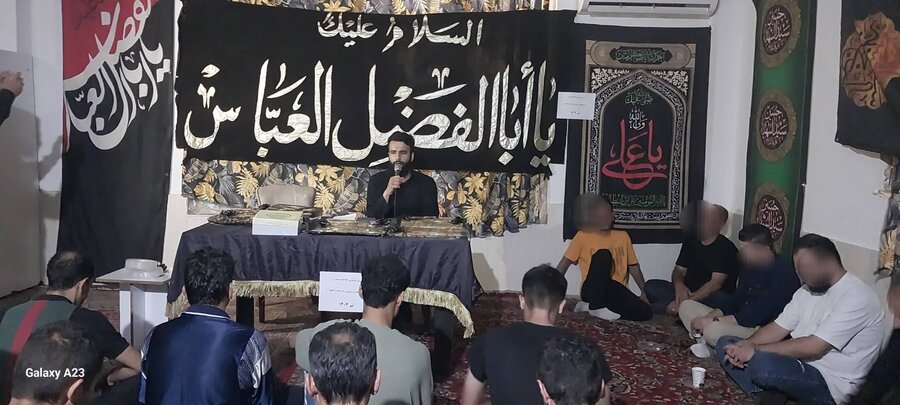 مراسم سوگواری کمپ لاهیجان