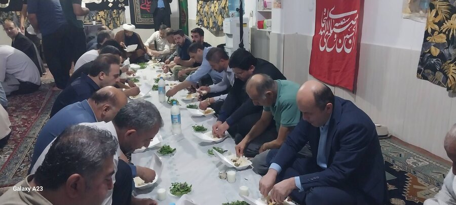مراسم سوگواری کمپ لاهیجان