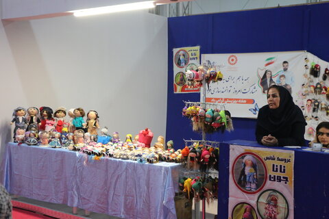 استقبال پرشور از غرفه توانمندی‌های بانوان کارآفرین بهزیستی