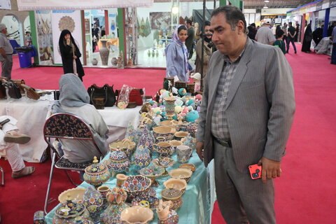 استقبال پرشور از غرفه توانمندی‌های بانوان کارآفرین بهزیستی