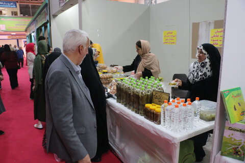 استقبال پرشور از غرفه توانمندی‌های بانوان کارآفرین بهزیستی