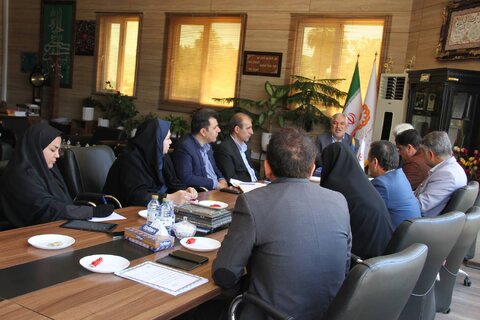 در راستای توسعه همکاری های مشترک  فی مابین بهزیستی و کمیته امداد فارس انجام شد