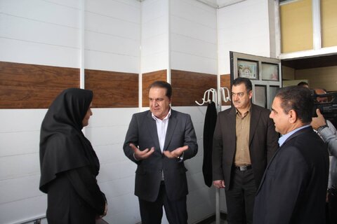 حضور استاندار ایلام در اداره کل بهزیستی