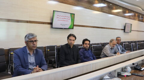 گزارش تصویری از حضور معاون امور عمرانی استاندار بهمراه مدیرکل دفتر فنی استانداری در اداره کل بهزیستی خراسان شمالی
