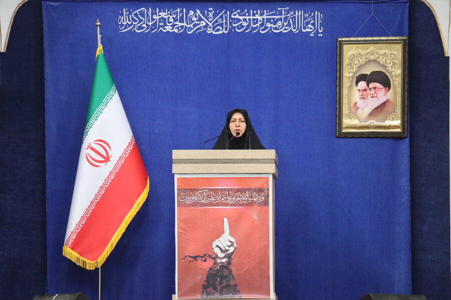  سخنرانی مدیرکل بهزیستی استان اردبیل در پیش از خطبه‌های نماز جمعه اردبیل