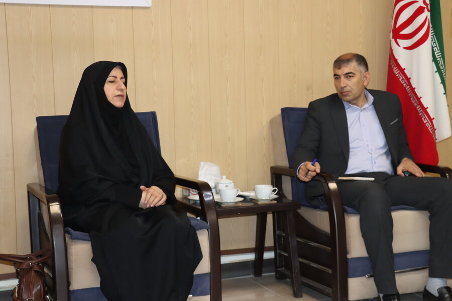 سفر مدیرکل بهزیستی استان اردبیل به شهرستان گرمی و دیدار با فرماندار