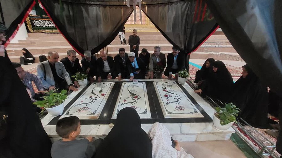 تجدید میثاق با آرمان‌های شهدا در هفته بهزیستی