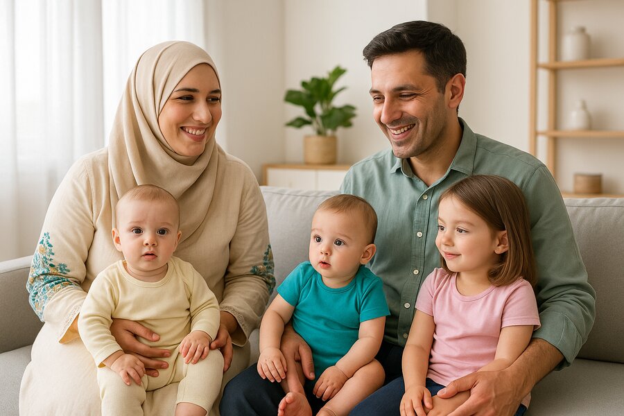 روایتی از زندگی خانواده‌های چندقلو در سایه حمایت بهزیستی سیستان و بلوچستان