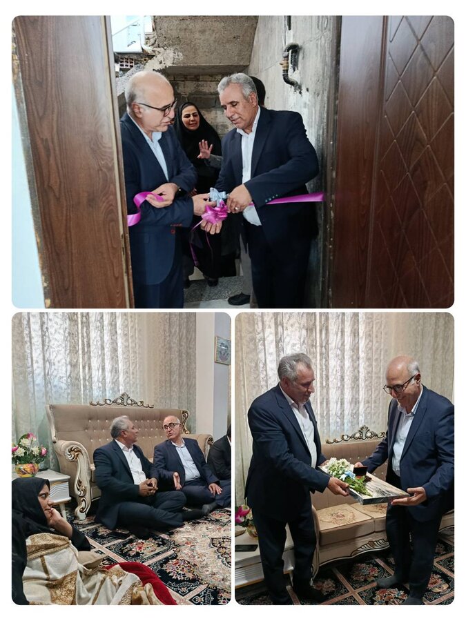 آیین واگذاری یک واحد مسکن خانواده عضو معلول در شهرستان سربیشه