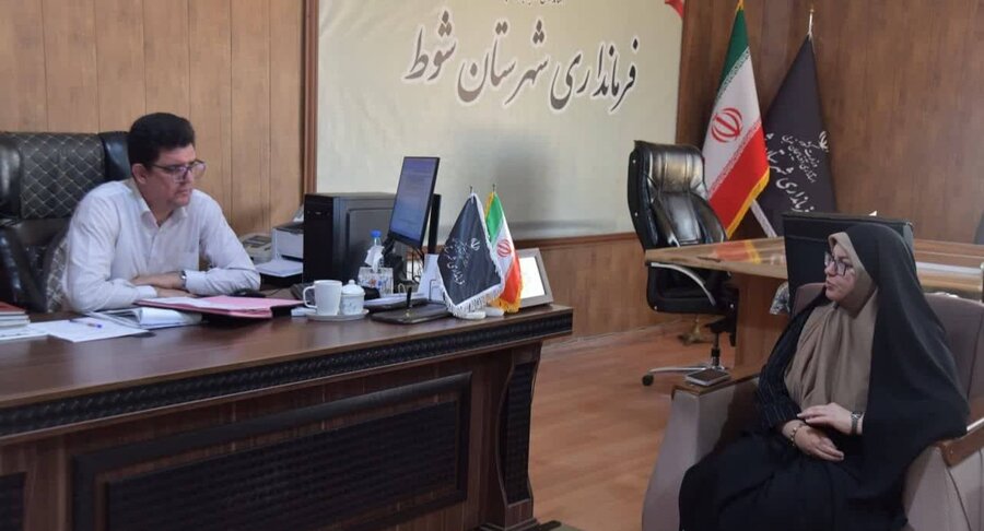 دیدار رئیس بهزیستی شوط با فرماندار آغاز هفته بهزیستی با هم‌اندیشی برای رفع مشکلات جامعه هدف