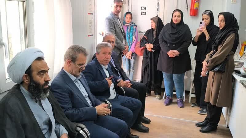 افتتاح کانکس کاهش آسیب در خمینی‌شهر همزمان با هفته بهزیستی