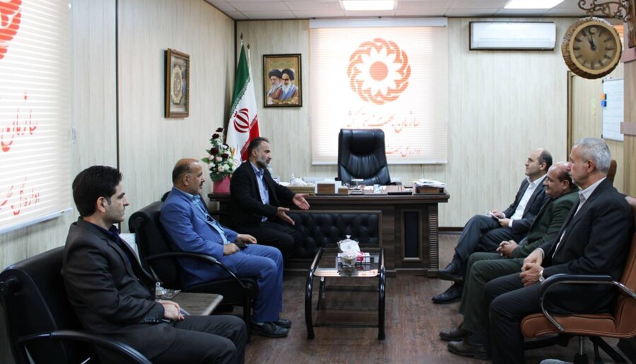 دیدار نمایندگان مردم شهرستان های لاهیجان ،کیاشهرو آستانه اشرفیه، سیاهکل در مجلس شورای اسلامی با مدیرکل بهزیستی گیلان