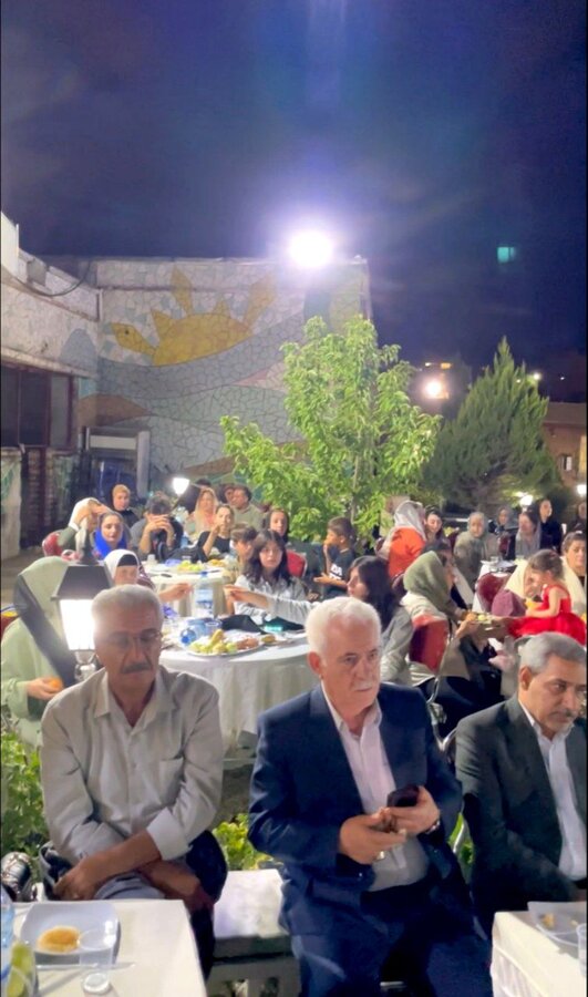 مراسم مولودیخوانی در سرای سالمندان سنندج